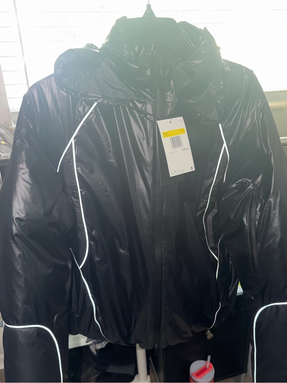 Nike Black Reflective Trim Hooded Windbreaker